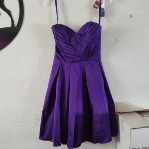 Purple homecoming dress